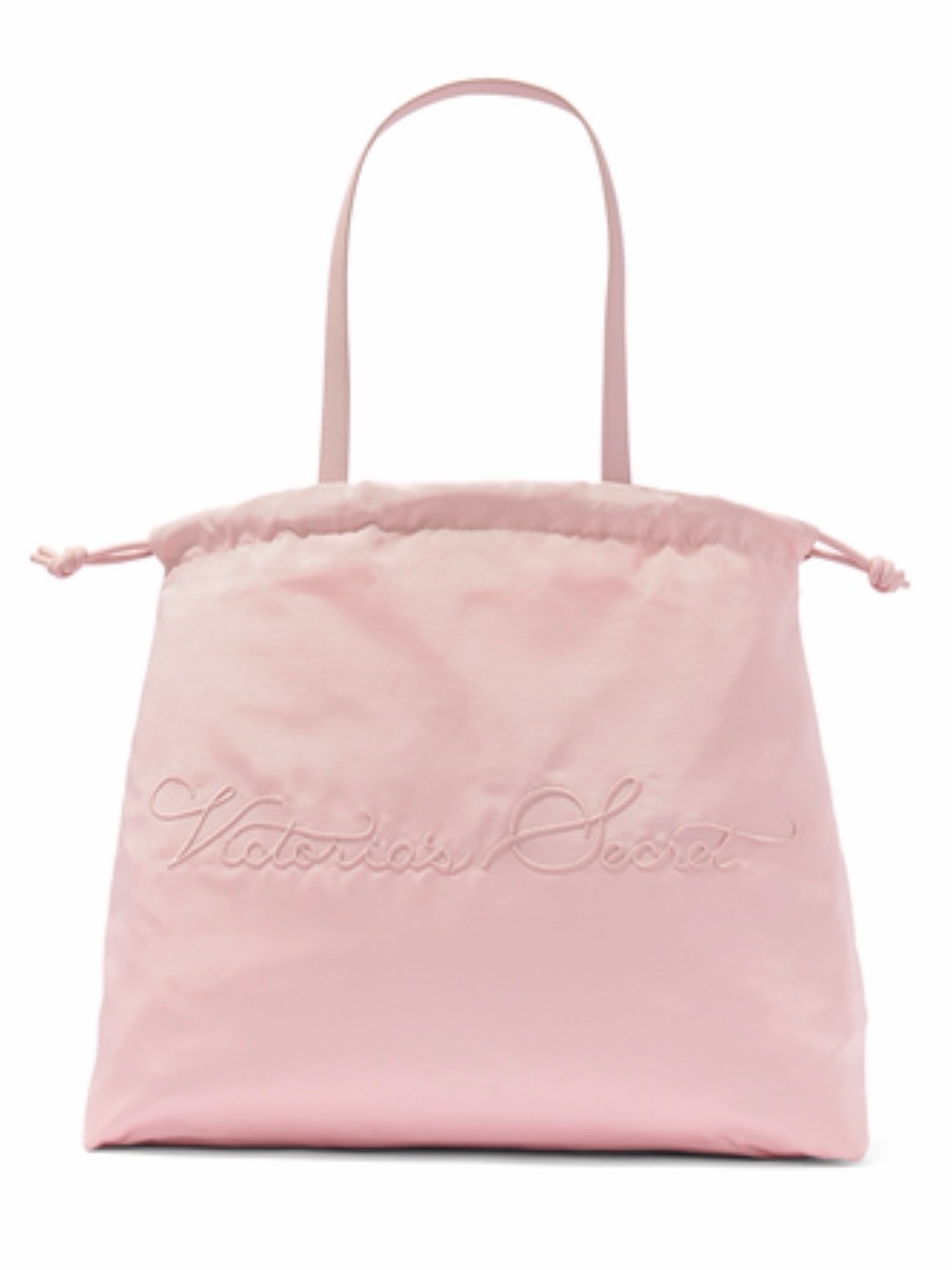 Victoria's Secret Light Pink Drawstring Tote